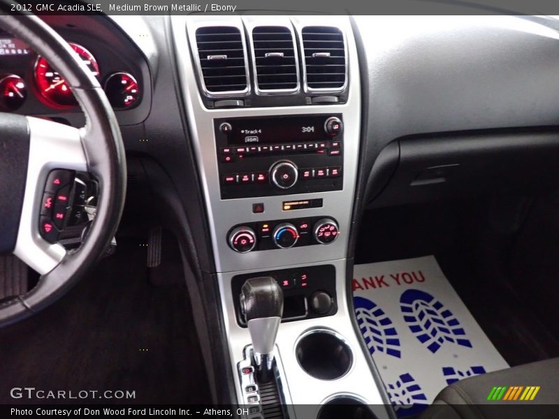 Medium Brown Metallic / Ebony 2012 GMC Acadia SLE