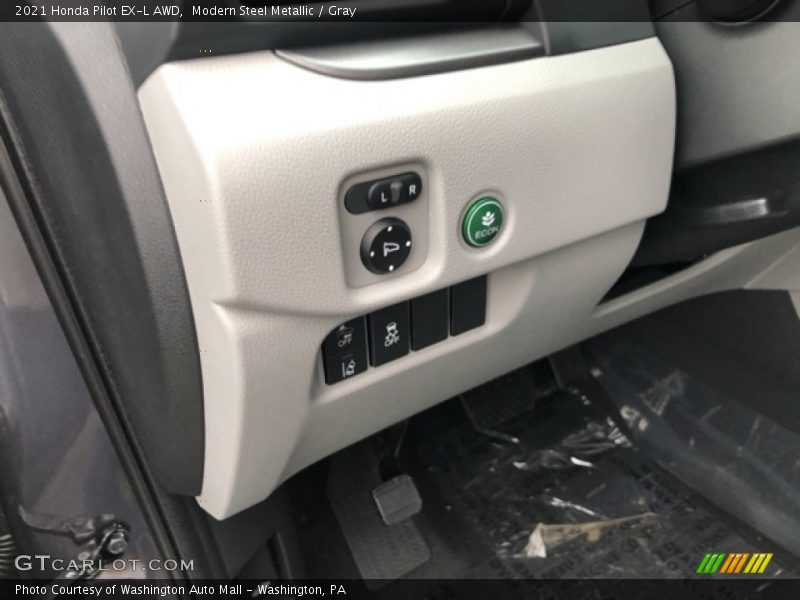 Modern Steel Metallic / Gray 2021 Honda Pilot EX-L AWD