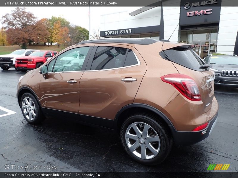 River Rock Metallic / Ebony 2017 Buick Encore Preferred II AWD