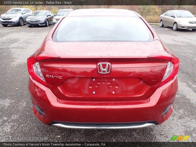 Rallye Red / Black 2020 Honda Civic LX Sedan