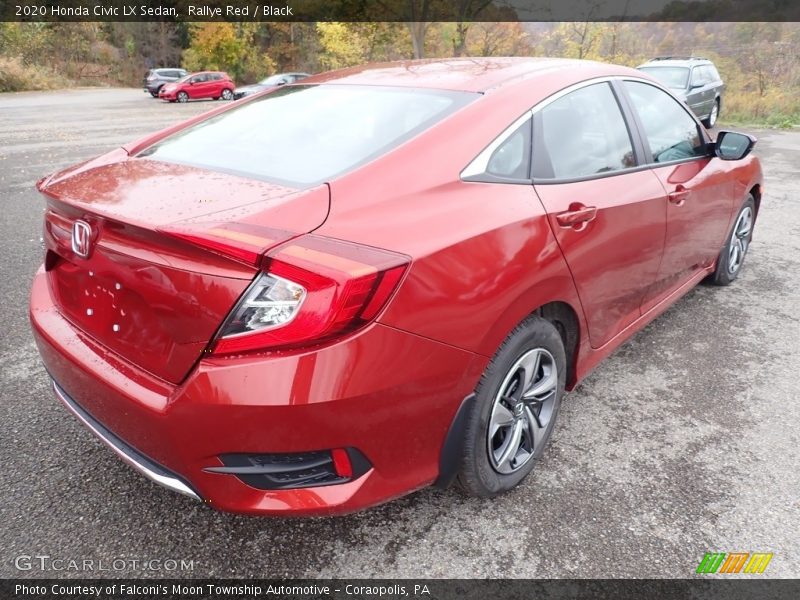 Rallye Red / Black 2020 Honda Civic LX Sedan