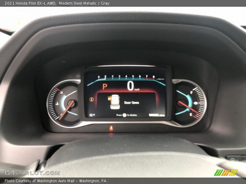 Modern Steel Metallic / Gray 2021 Honda Pilot EX-L AWD
