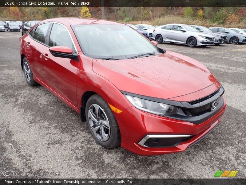 Rallye Red / Black 2020 Honda Civic LX Sedan