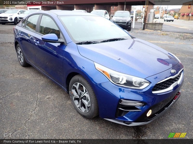 Deep Sea Blue / Black 2021 Kia Forte LXS