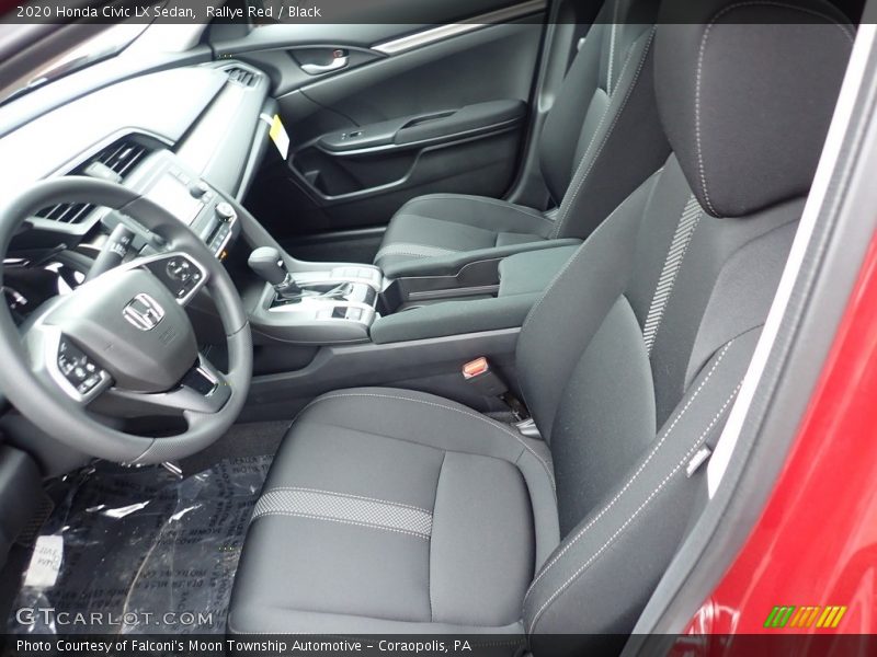 Rallye Red / Black 2020 Honda Civic LX Sedan