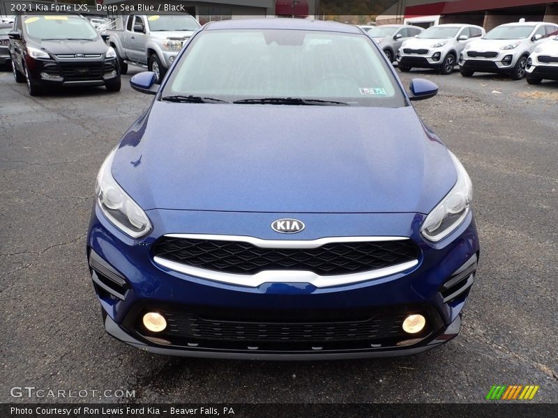 Deep Sea Blue / Black 2021 Kia Forte LXS