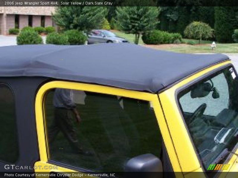 Solar Yellow / Dark Slate Gray 2006 Jeep Wrangler Sport 4x4