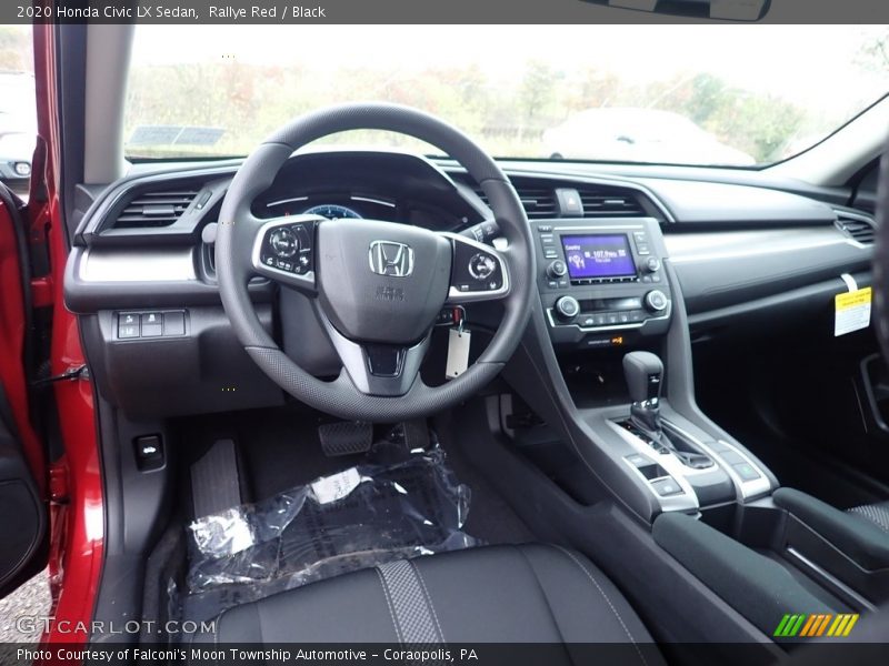 Rallye Red / Black 2020 Honda Civic LX Sedan