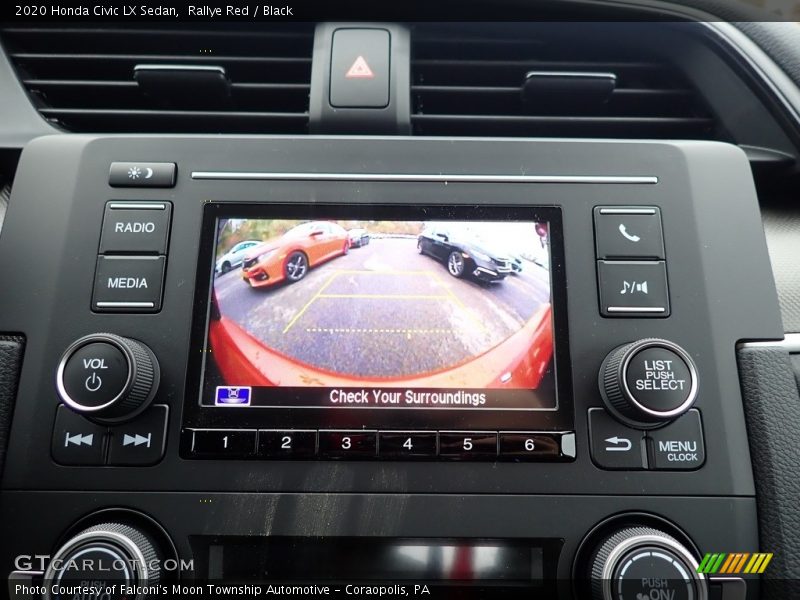 Rallye Red / Black 2020 Honda Civic LX Sedan
