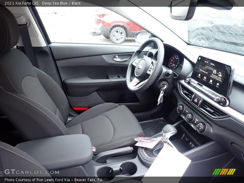 Deep Sea Blue / Black 2021 Kia Forte LXS