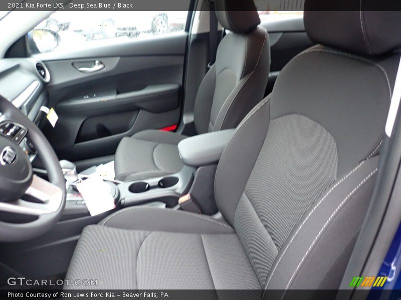 Deep Sea Blue / Black 2021 Kia Forte LXS