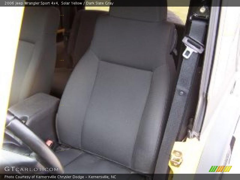 Solar Yellow / Dark Slate Gray 2006 Jeep Wrangler Sport 4x4