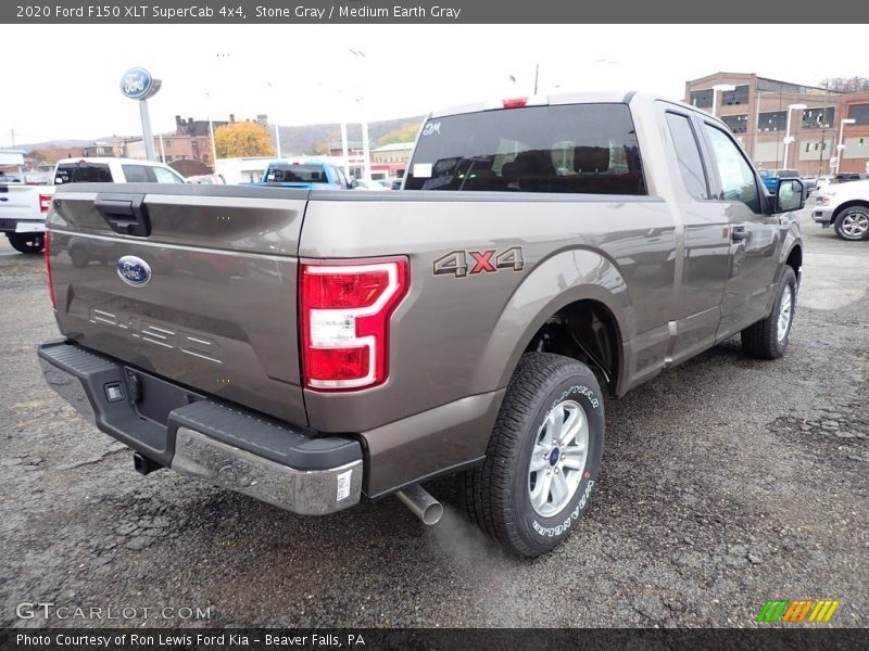 Stone Gray / Medium Earth Gray 2020 Ford F150 XLT SuperCab 4x4