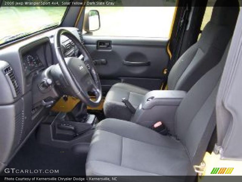 Solar Yellow / Dark Slate Gray 2006 Jeep Wrangler Sport 4x4