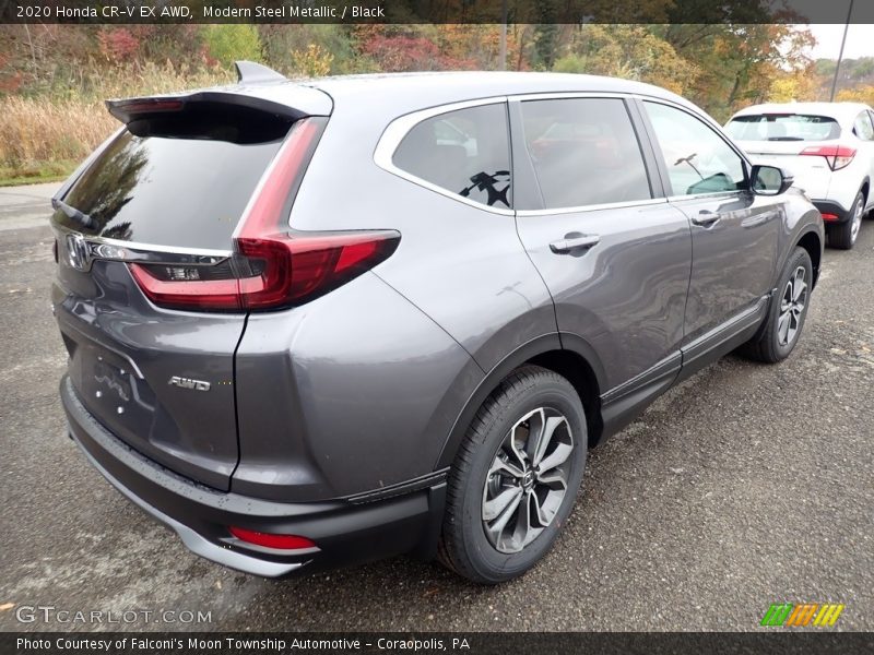Modern Steel Metallic / Black 2020 Honda CR-V EX AWD
