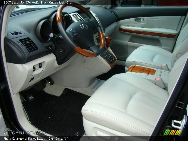 Black Onyx / Light Gray 2007 Lexus RX 350 AWD