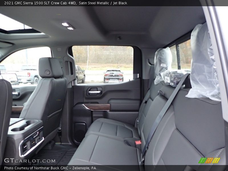 Rear Seat of 2021 Sierra 1500 SLT Crew Cab 4WD