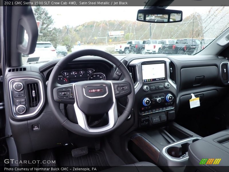 Dashboard of 2021 Sierra 1500 SLT Crew Cab 4WD