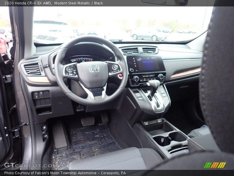Modern Steel Metallic / Black 2020 Honda CR-V EX AWD