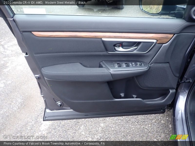 Modern Steel Metallic / Black 2020 Honda CR-V EX AWD