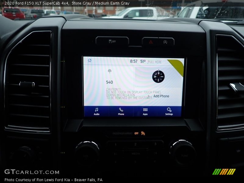 Stone Gray / Medium Earth Gray 2020 Ford F150 XLT SuperCab 4x4