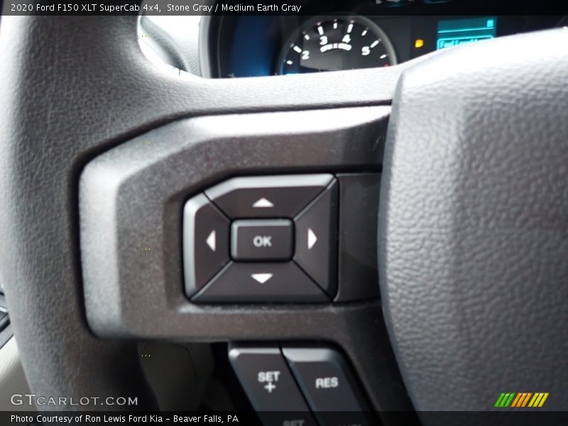 Stone Gray / Medium Earth Gray 2020 Ford F150 XLT SuperCab 4x4