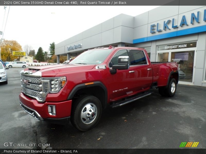 Red Quartz Tintcoat / Jet Black 2020 GMC Sierra 3500HD Denali Crew Cab 4WD