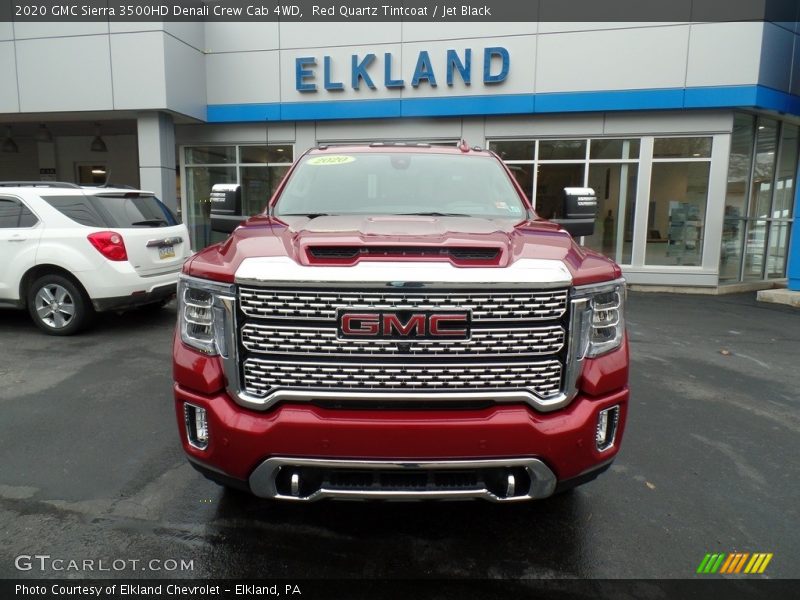 Red Quartz Tintcoat / Jet Black 2020 GMC Sierra 3500HD Denali Crew Cab 4WD
