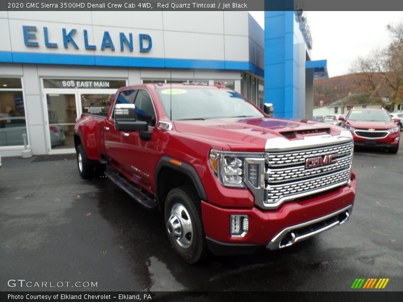Red Quartz Tintcoat / Jet Black 2020 GMC Sierra 3500HD Denali Crew Cab 4WD