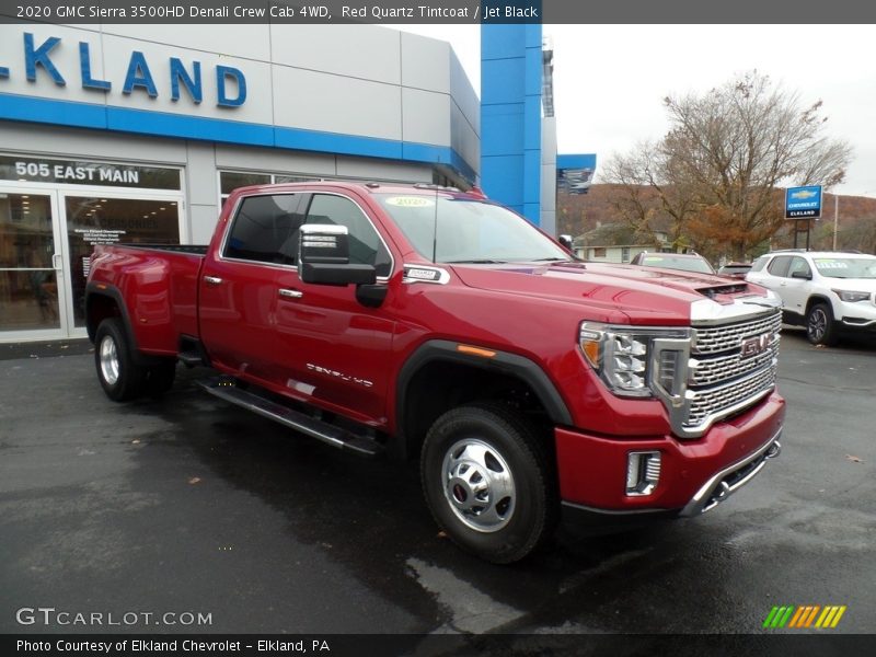 Red Quartz Tintcoat / Jet Black 2020 GMC Sierra 3500HD Denali Crew Cab 4WD