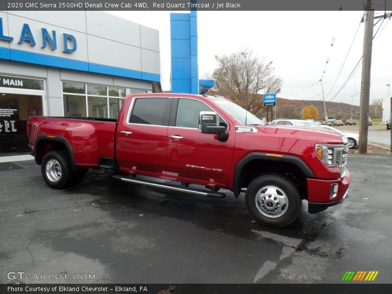 Red Quartz Tintcoat / Jet Black 2020 GMC Sierra 3500HD Denali Crew Cab 4WD