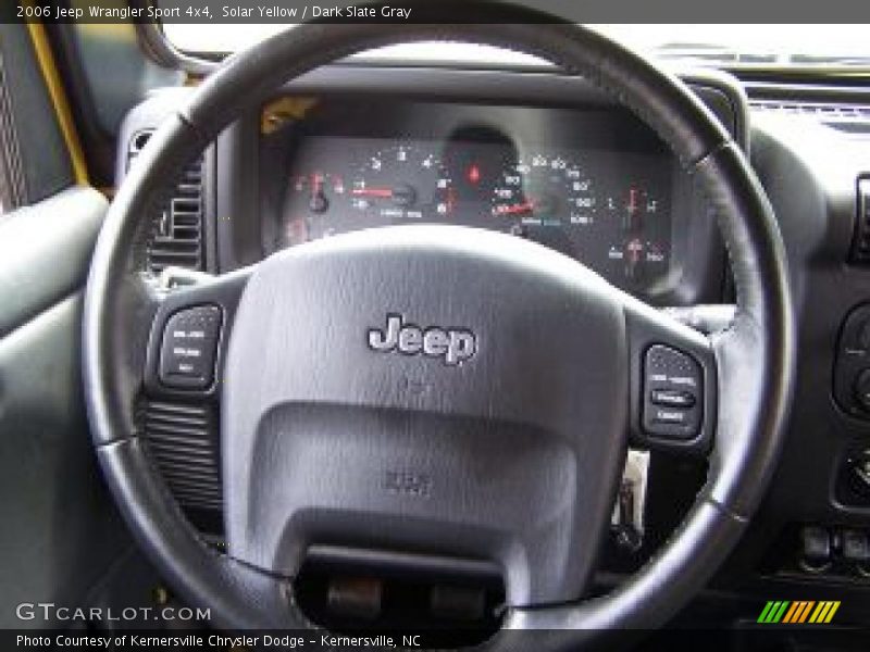 Solar Yellow / Dark Slate Gray 2006 Jeep Wrangler Sport 4x4