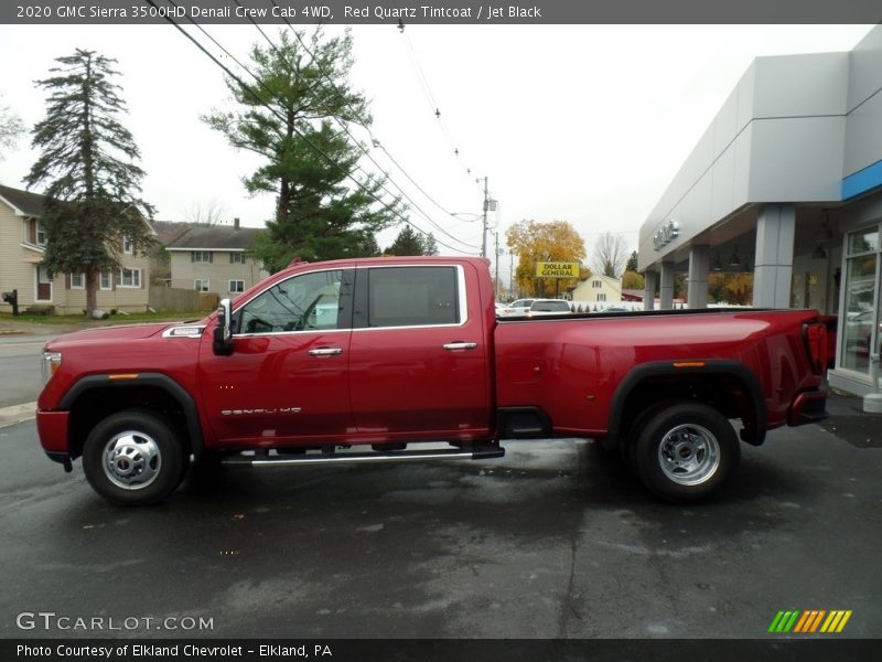 Red Quartz Tintcoat / Jet Black 2020 GMC Sierra 3500HD Denali Crew Cab 4WD
