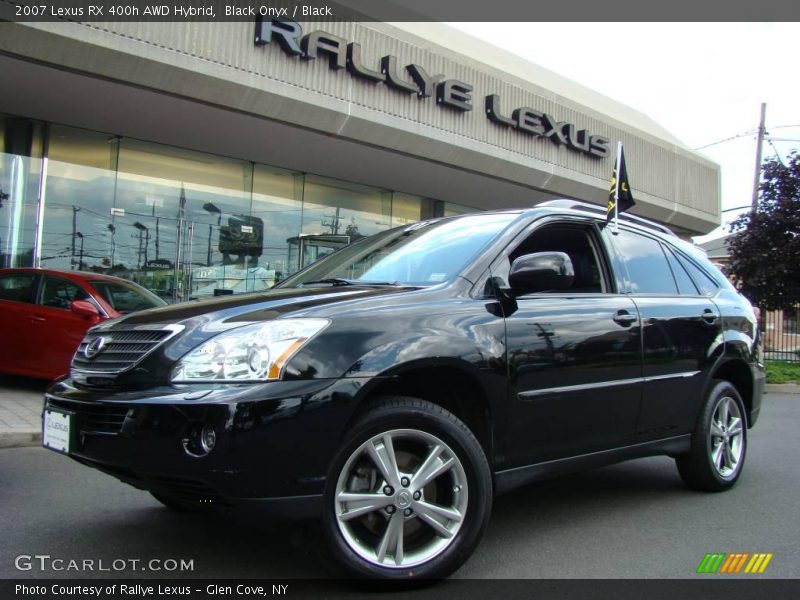 Black Onyx / Black 2007 Lexus RX 400h AWD Hybrid