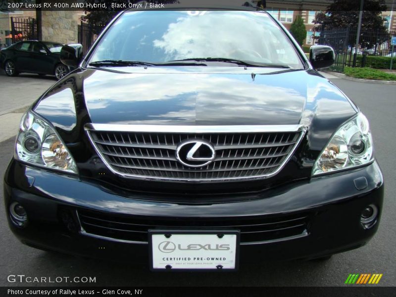 Black Onyx / Black 2007 Lexus RX 400h AWD Hybrid