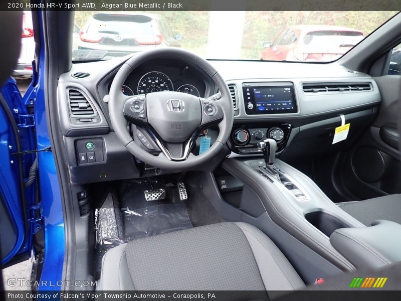 Black Interior - 2020 HR-V Sport AWD 