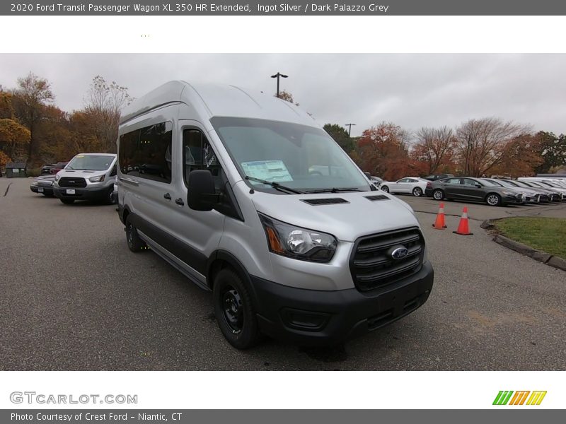 Front 3/4 View of 2020 Transit Passenger Wagon XL 350 HR Extended