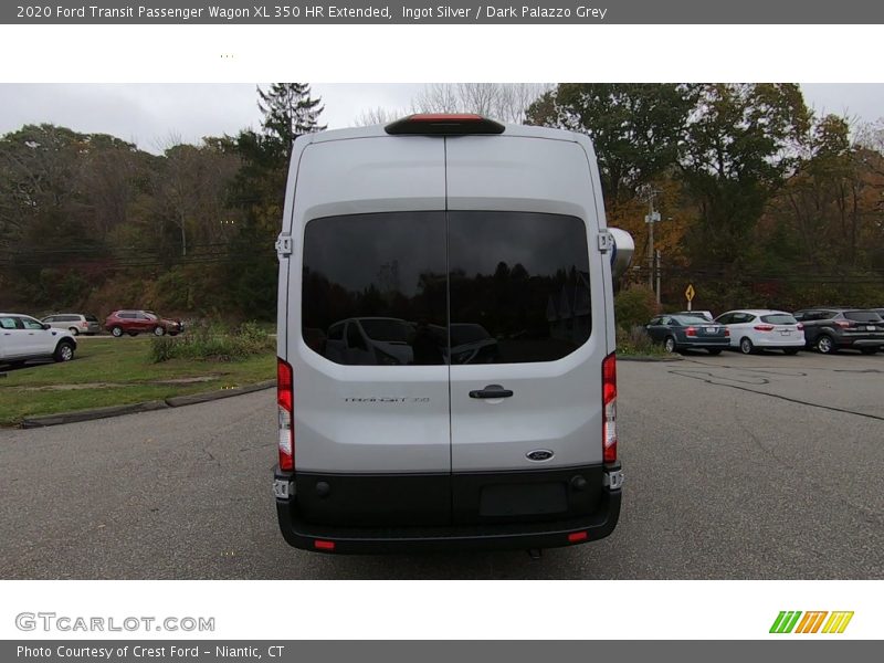 Ingot Silver / Dark Palazzo Grey 2020 Ford Transit Passenger Wagon XL 350 HR Extended