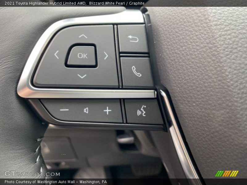  2021 Highlander Hybrid Limited AWD Steering Wheel