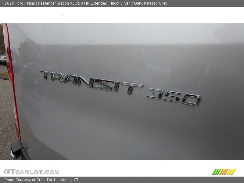 Ingot Silver / Dark Palazzo Grey 2020 Ford Transit Passenger Wagon XL 350 HR Extended