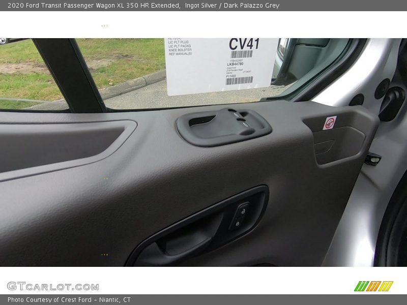 Ingot Silver / Dark Palazzo Grey 2020 Ford Transit Passenger Wagon XL 350 HR Extended