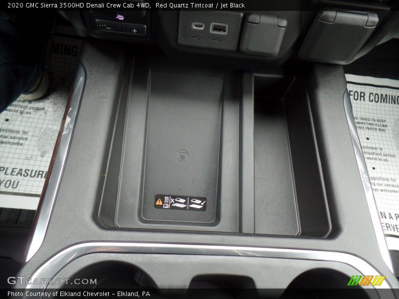 Red Quartz Tintcoat / Jet Black 2020 GMC Sierra 3500HD Denali Crew Cab 4WD