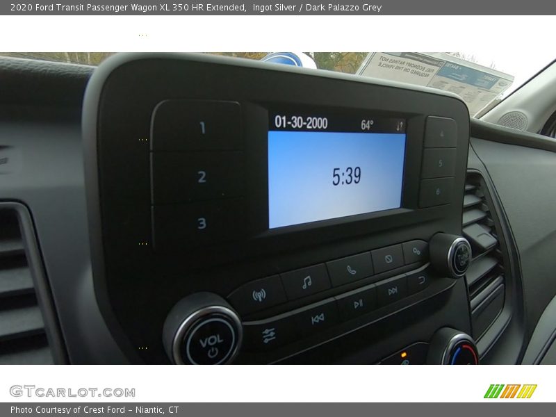 Ingot Silver / Dark Palazzo Grey 2020 Ford Transit Passenger Wagon XL 350 HR Extended