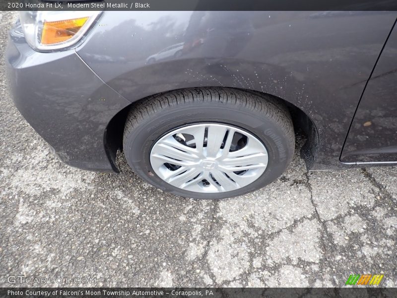 Modern Steel Metallic / Black 2020 Honda Fit LX