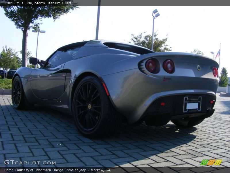 Storm Titanium / Red 2005 Lotus Elise