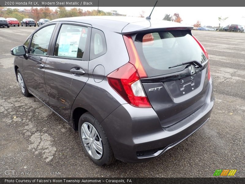 Modern Steel Metallic / Black 2020 Honda Fit LX