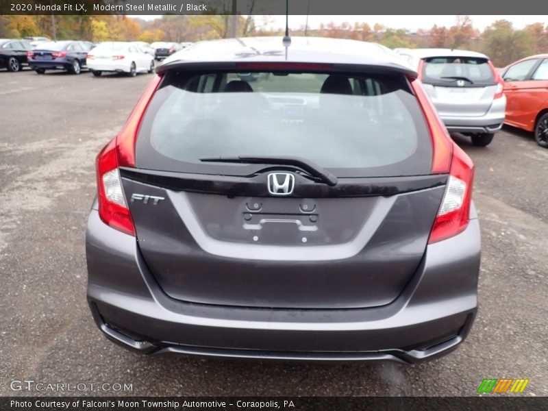 Modern Steel Metallic / Black 2020 Honda Fit LX