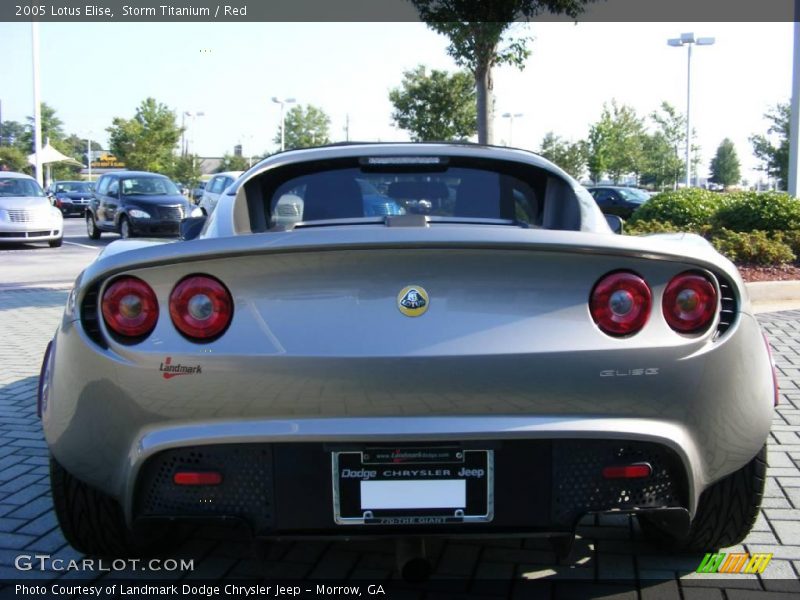 Storm Titanium / Red 2005 Lotus Elise
