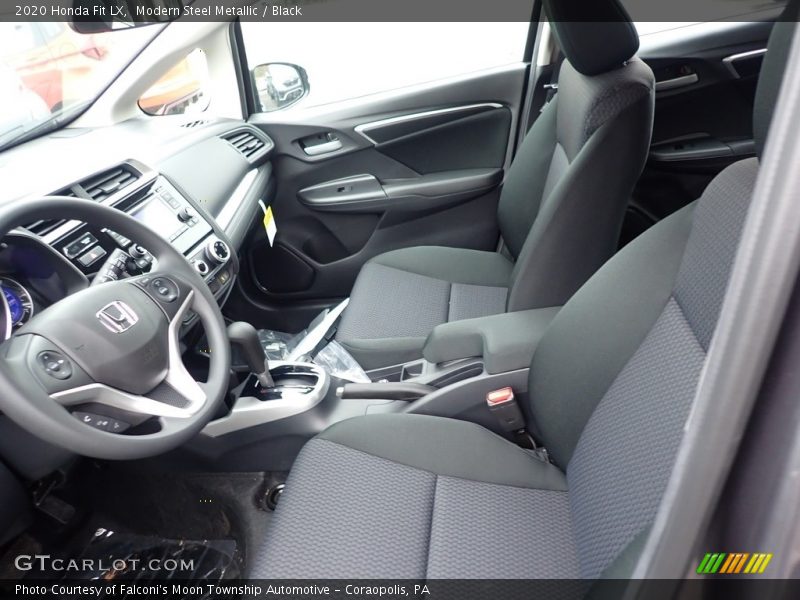 Modern Steel Metallic / Black 2020 Honda Fit LX