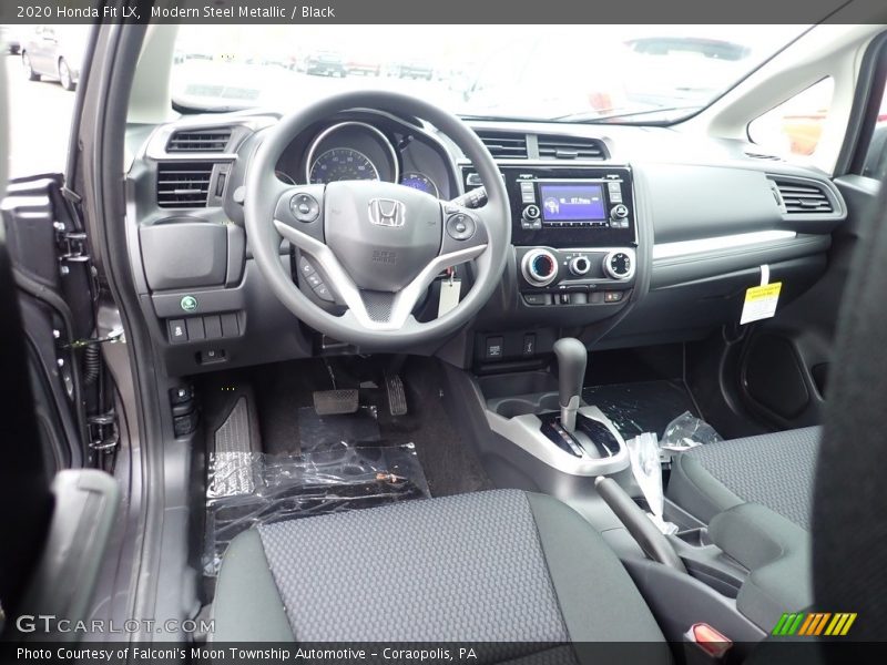Modern Steel Metallic / Black 2020 Honda Fit LX